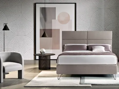 Letto Boiserie Smooth di Cosmo Letti