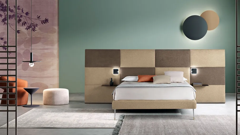 Letto Boiserie Smooth XL di Cosmo Letti