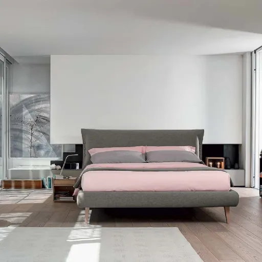 Letto Grant con secret box di Bontempi Letti Design