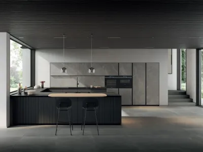 Cucina Moderna Glass 2|0 01 di Arredo3